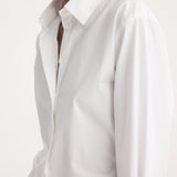ROHE - Poplin shaped shirt | optic white
