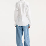 ROHE - Poplin shaped shirt | optic white