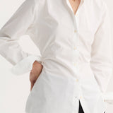 ROHE - Poplin shaped shirt | optic white