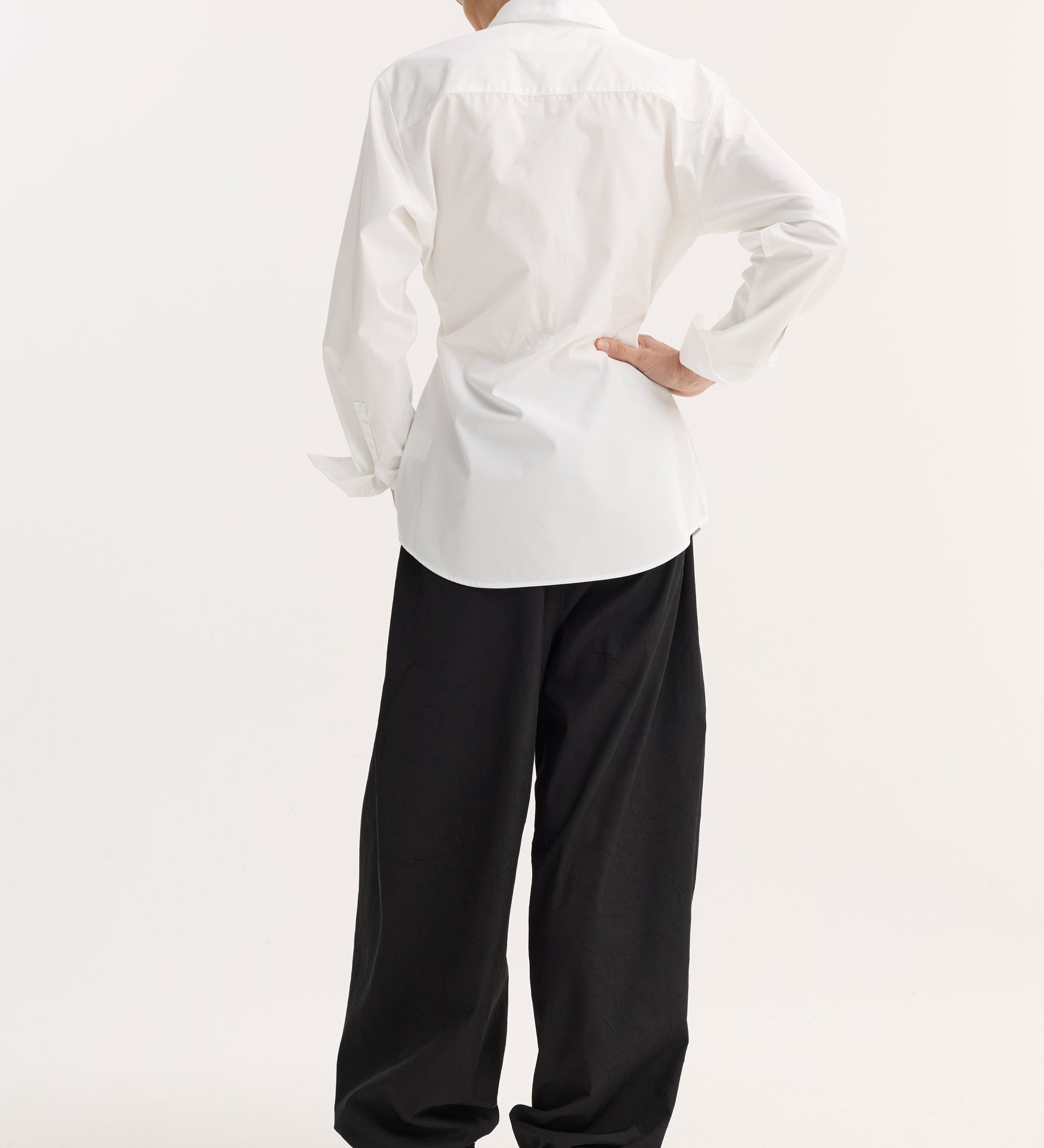 ROHE - Poplin shaped shirt | optic white