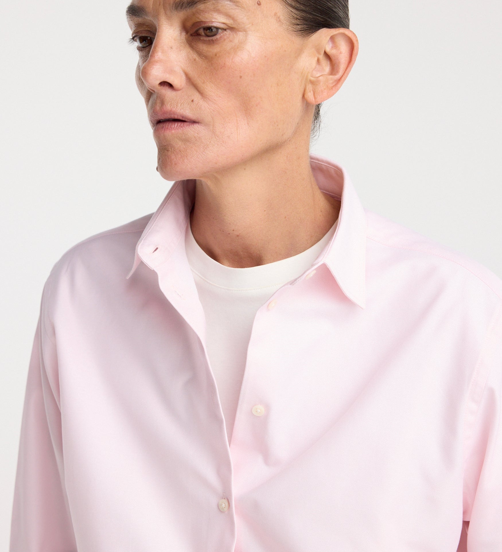 ROHE - Classic fit shirt | oxford pink