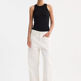 ROHE - Signature baggy fit denim | optic white
