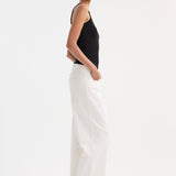 ROHE - Signature baggy fit denim | optic white