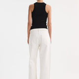 ROHE - Signature baggy fit denim | optic white