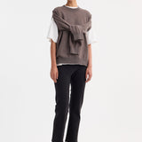 ROHE - Cigarette scuba trousers | black