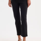 ROHE - Cigarette scuba trousers | black