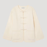 ROHE - Double - faced wool pankou jacket | off white