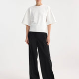 ROHE - Fitted logo t-shirt | optic white