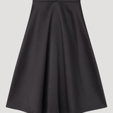 ROHE - Voluminous a-line satin skirt | black
