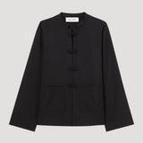 ROHE - Pankou closure jacket | black