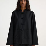 ROHE - Pankou closure jacket | black