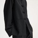 ROHE - Pankou closure jacket | black