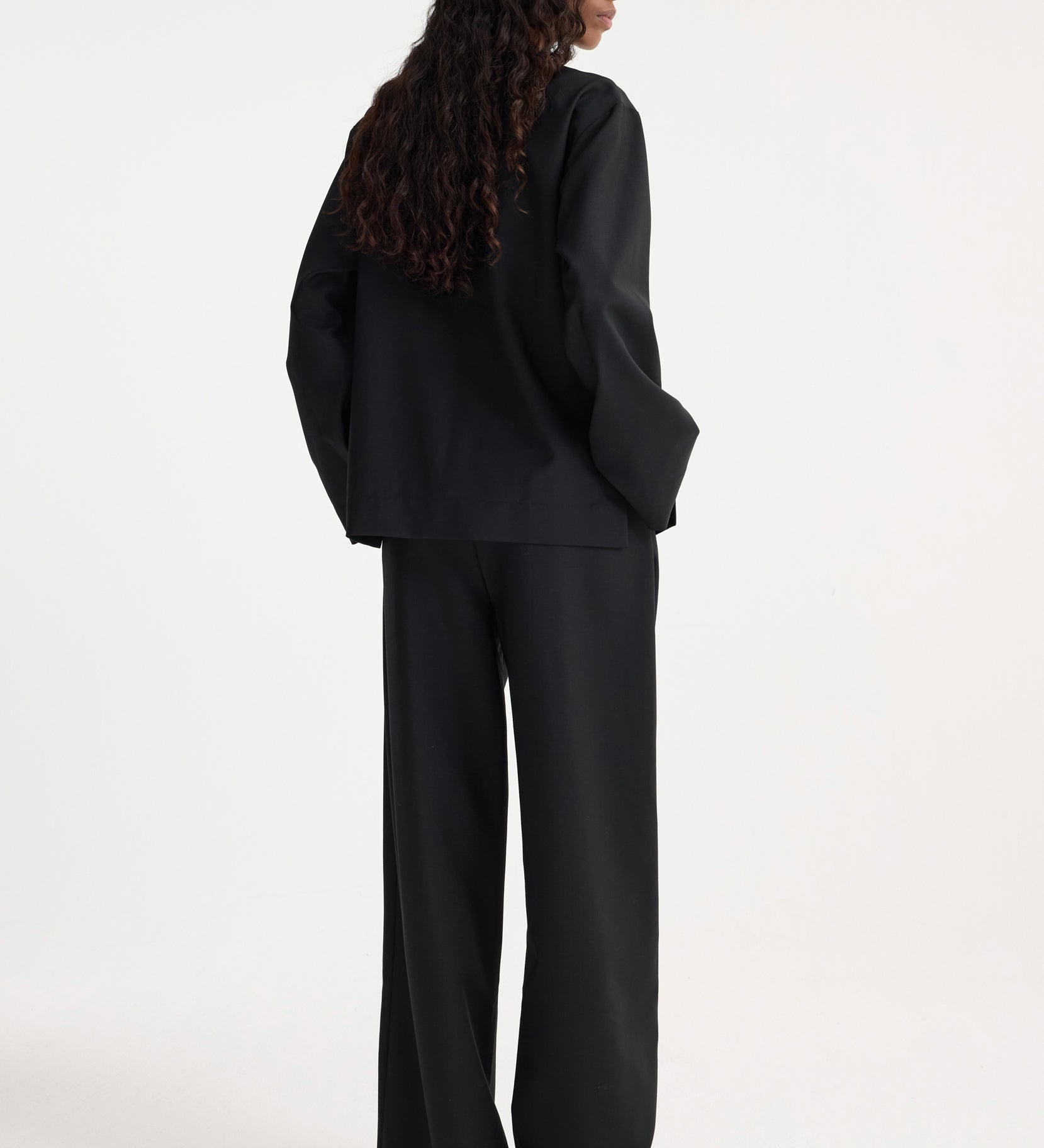ROHE - Pankou closure jacket | black