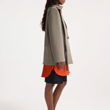 ROHE - Deconstructed belted blazer | taupe