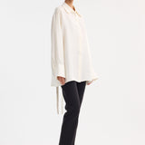 ROHE - Deconstructed silk shirt | cream