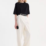 ROHE - Oversized cotton t-shirt | black