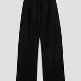 ROHE - Relaxed drawstring trousers | black