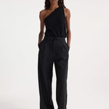 ROHE - Relaxed drawstring trousers | black