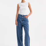 ROHE - Signature baggy fit denim | mid denim blue