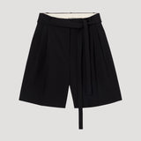 ROHE - Tailored belted shorts | black