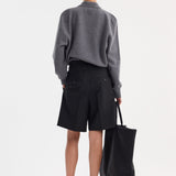 ROHE - Tailored belted shorts | black