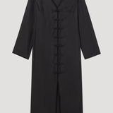 ROHE - Pankou closure silk dress | black