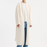 ROHE - Double-faced kimono style coat | off white