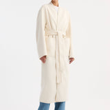 ROHE - Double-faced kimono style coat | off white