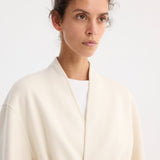 ROHE - Double-faced kimono style coat | off white