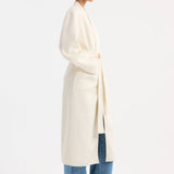 ROHE - Double-faced kimono style coat | off white