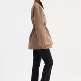 ROHE - Field jacket with waist adjuster | clay
