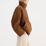 ROHE - Reinvented suede jacket | cognac