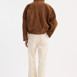 ROHE - Reinvented suede jacket | cognac