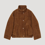 ROHE - Reinvented suede jacket | cognac