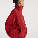 ROHE - Reinvented suede jacket | red