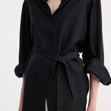 ROHE - Deconstructed silk shirt | black