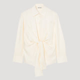 ROHE - Silk knotted shirt | cream