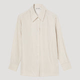 ROHE - Silk striped shirt | classic stripe