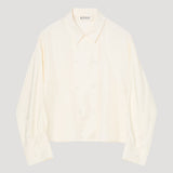 ROHE - Relaxed fit button down top | cream