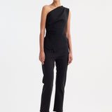 ROHE - Lapel top | black