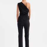 ROHE - Lapel top | black