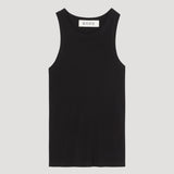 ROHE - Racerback merino jersey top | black