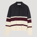 ROHE - Compact knitted striped polo | stripe
