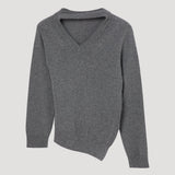 ROHE - Two-way deconstructed jumper | mid grey melange