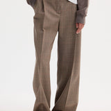 ROHE - Mid-waist tailored trousers | Prince of Wales