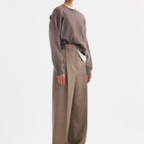 ROHE - Mid-waist tailored trousers | Prince of Wales