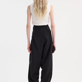 ROHE - Parachute trousers | black
