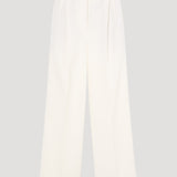 ROHE - Mid-waist tailored trousers | off white