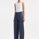 ROHE - Barrel leg raw denim | raw denim