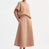 ROHE - A-line skirt | powder
